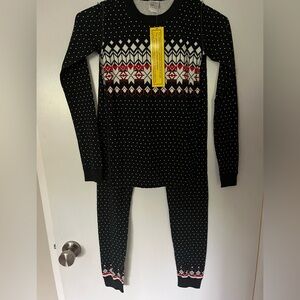 Hanna Andersson Black and White Kids Pajama Set